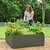 17" Tall Modern Metal Raised Garden Bed  | Vego Garden