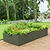 17" Tall Modern Metal Raised Garden Bed  | Vego Garden