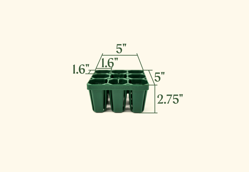 5" x 5" Standard Seedling Tray