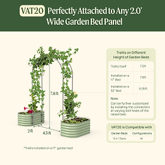 Vego Garden | Modular | Arched Trellis