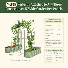 Vego Garden | Modular | Arched Trellis