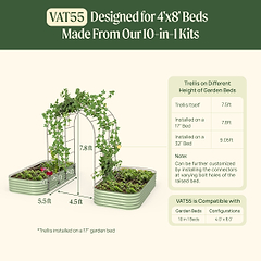 Vego Garden | Modular | Arched Trellis