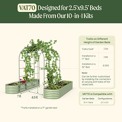 Vego Garden | Modular | Arched Trellis