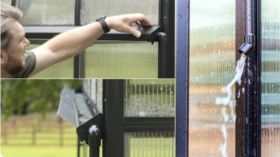 Built-in Rain Water Collection