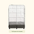 Greenhouse Frost Cover & Trellis System for EZCube Planter 21" x 48" | Vego Garden
