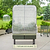 Greenhouse Frost Cover & Trellis System for EZCube Planter 21" x 48"