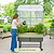 Greenhouse Frost Cover & Trellis System for EZCube Planter 21" x 48" | Vego Garden