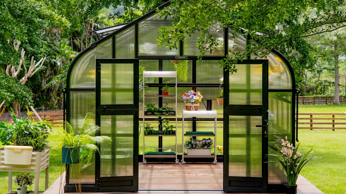 Greenhouses 10.5ft Wide for Sale | Large Outdoor Greenhouse' Supplies