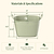 Vego FlexTrug™ - 8 Gallon Tub | Vego Garden