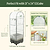 Greenhouse Frost Cover & Trellis System for EZCube Planter 21" x 24" | Vego Garden | Vego Garden