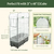 Greenhouse Frost Cover & Trellis System for EZCube Planter 21" x 48" | Vego Garden | Vego Garden