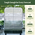 Greenhouse Frost Cover & Trellis System for EZCube Planter 21" x 48" | Vego Garden | Vego Garden
