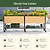 Woodgrain Elevated Bed | VegoGarden