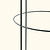 Round Obelisk Garden Trellis - 7.6 ft