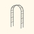 Round Garden Arched - Lattice Frame | Vego Garden