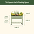 Elevated Garden Bed - Slim Series | VegoGarden