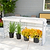 4-in-1 Mobile Elevated Garden Bed Set with Greenhouse Cover & Trellis System | Vego Garden