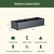 Vego Garden Modern Metal Raised Garden Bed