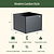 Vego Garden Modern Metal Raised Garden Bed