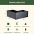 Vego Garden Modern Metal Raised Garden Bed