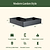 Vego Garden Modern Metal Raised Garden Bed