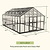 Vego Grand Victorian Greenhouse - 12.5ft Wide