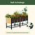 Woodgrain Elevated Bed | VegoGarden