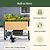 Woodgrain Elevated Bed | VegoGarden
