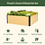 Woodgrain Metal Raised Garden Bed | Vego Garden