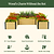 Woodgrain Metal Raised Garden Bed | Vego Garden