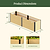 Woodgrain Metal Raised Garden Bed | Vego Garden