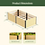Woodgrain Metal Raised Garden Bed | Vego Garden