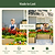 Woodgrain Metal Raised Garden Bed | Vego Garden