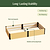 Woodgrain Metal Raised Garden Bed | Vego Garden