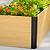 Woodgrain U Shape Metal Raised Garden Bed | Vego Garden