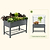 Vego Garden Elevated Garden Bed with Cover sale 2ft x 4ft gray| Vego Garden