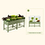 vego garden elevated garden bed with cover sale 2ft x 6ft green| Vego Garden