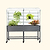 vego garden elevated rolling garden bed cover sale 2ft x 6ft gray| Vego Garden