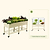vego garden elevated rolling garden bed with cover sale 2ft x 6ft white| Vego Garden