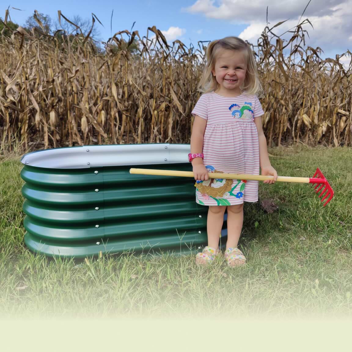 Kid’s First Raised Garden Bed