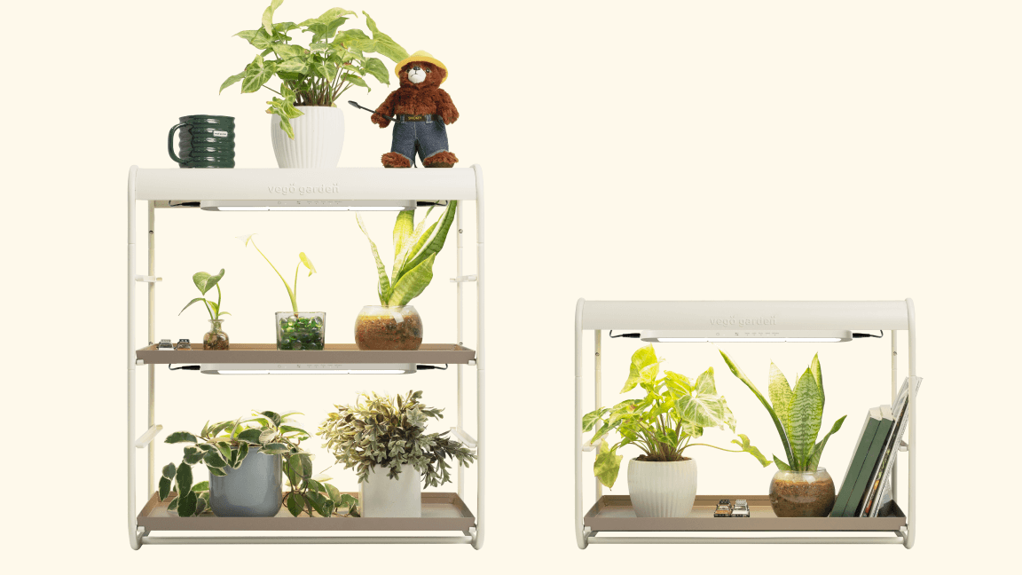 2 Tier Tabletop Grow Light Garden