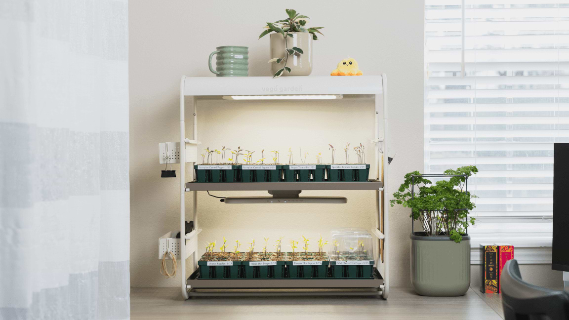 2 Tier Tabletop Grow Light Garden