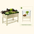 Vego Garden Elevated Garden Bed with Cover sale 2ft x 4ft white| Vego Garden