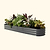 Vego Graden | 11" Tall 9 In 1 Modular Metal Raised Garden Bed Kit | Modern Gray | Vego Garden