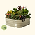 4-Pack 14" Tall 4 In 1 Small Modular Metal Raised Garden Bed Kit
