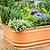 17" Tall 10 In 1 Novel Modular Metal Raised Garden Bed Kit  | Terra Cotta| Vego Garden