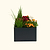17" Tall 27" x 53" Modern Metal Raised Garden Bed |Vego Garden|Midnight Blue