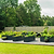 32" Tall Modern 83" x 83" L Shape Metal Raised Garden Bed - Midnight Blue