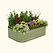 Vego Graden | 17" Tall 6 In 1 Novel Modular Metal Raised Garden Bed Kit Olive Green| Vego Garden