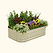 Vego Graden | 17" Tall 6 In 1 Novel Modular Metal Raised Garden Bed Kit Pearl White| Vego Garden